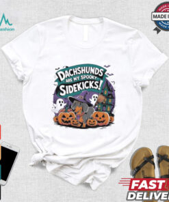 Official Dachshunds Are My Spooky Sidekicks Halloween T shirt
