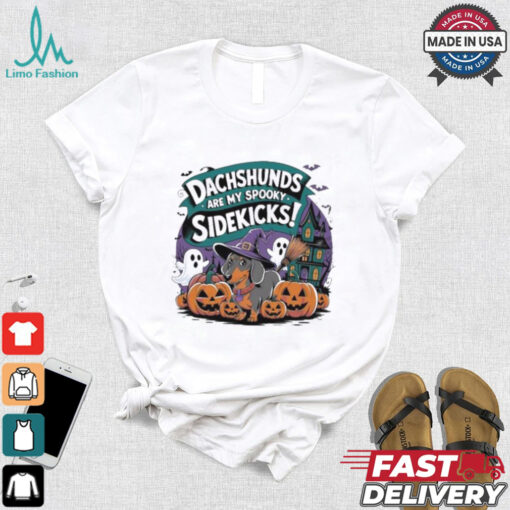 Official Dachshunds Are My Spooky Sidekicks Halloween T shirt