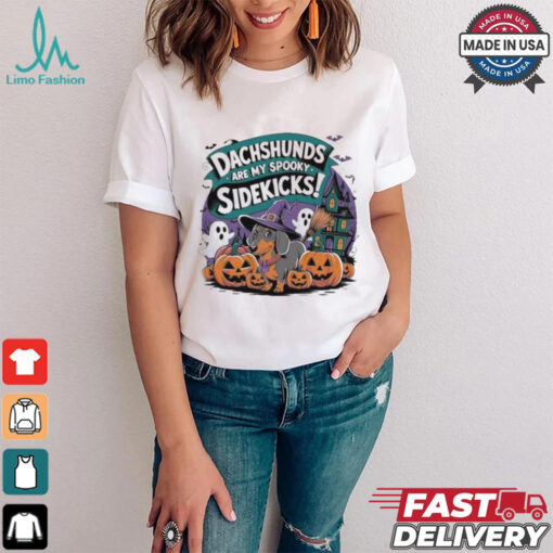 Official Dachshunds Are My Spooky Sidekicks Halloween T shirt