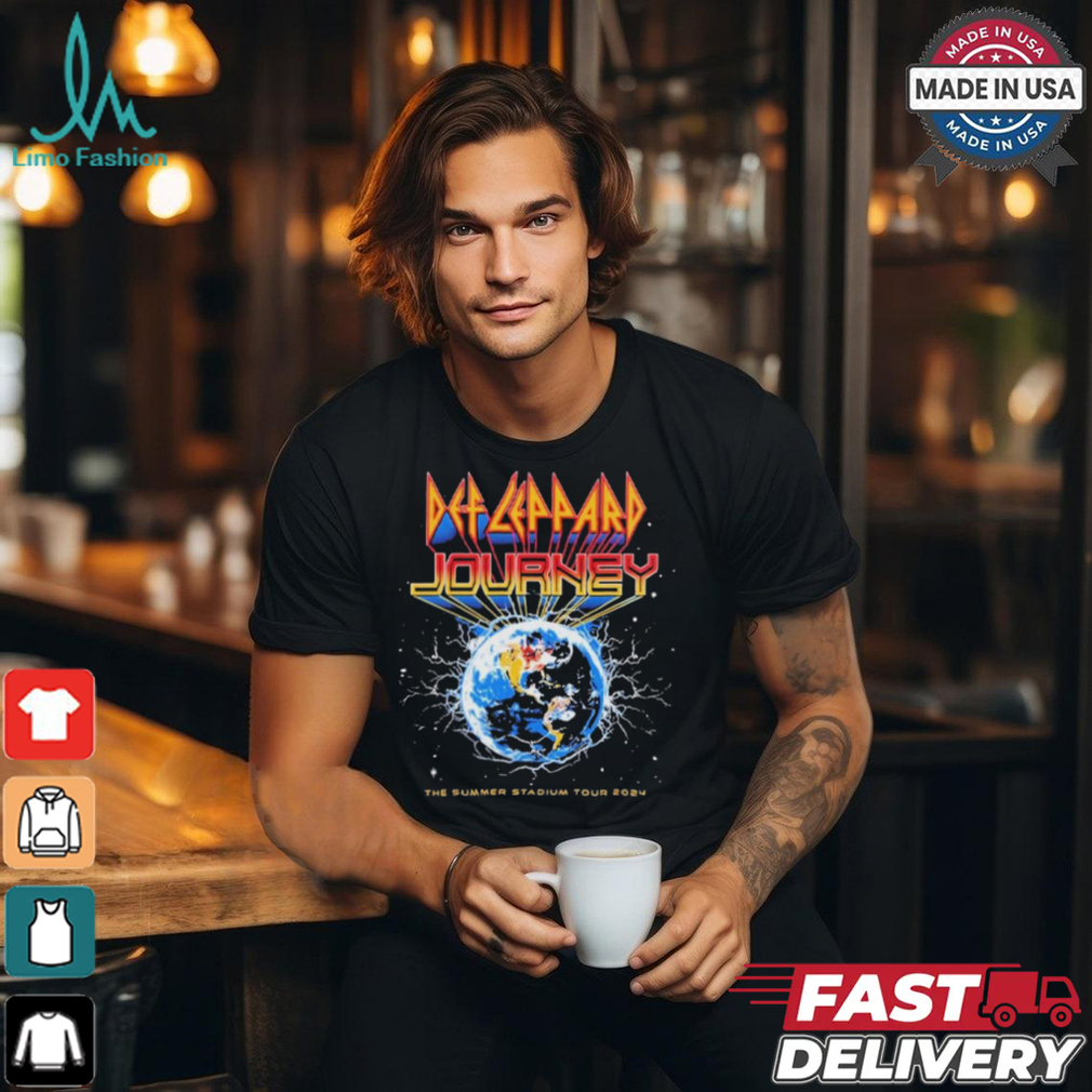 Official Def Leppard And Journey Music The Summer Stadium Tour 2024 Merch Event Shirt Official Def Leppard And Journey Music The Summer Stadium Tour 2024 Merch Event Shirt