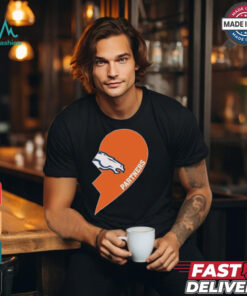 Official Denver Broncos Partners Half Heart Shirt