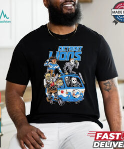 Official Detroit Lions NFL Horror Characters Movie Hippie Halloween Shirt, hoodie, sweater, long sleeve and tank top Official Detroit Lions NFL Horror Characters Movie Hippie Halloween Shirt