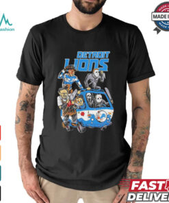 Official Detroit Lions NFL Horror Characters Movie Hippie Halloween Shirt, hoodie, sweater, long sleeve and tank top Official Detroit Lions NFL Horror Characters Movie Hippie Halloween Shirt