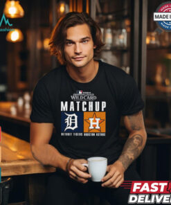 Official Detroit Tigers vs. Houston Astros 2024 MLB AL Wild Card Matchup T Shirt