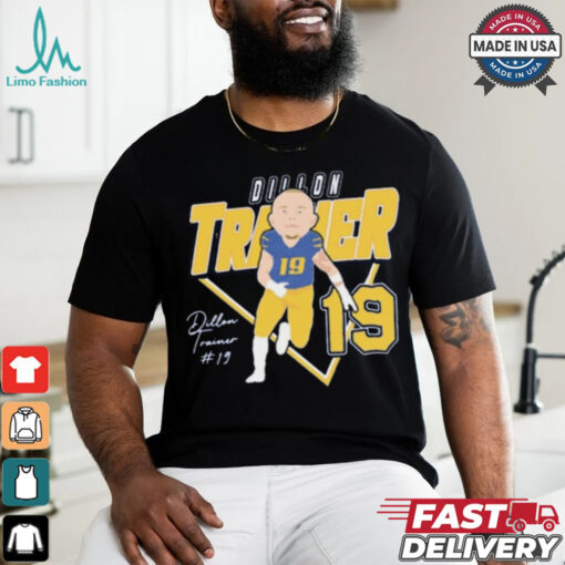 Official Dillon Trainer 2024 Delaware Linebacker #19 Signature t shirt