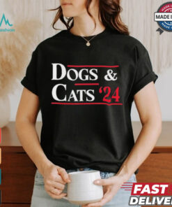 Official Dogs And Cats 2024 They’re Eating The Dogs Shirt
