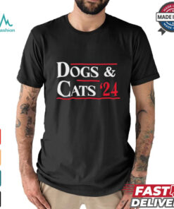 Official Dogs And Cats 2024 They’re Eating The Dogs Shirt