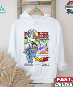 Official Dragon Ball Daima Welcome To The Great Adventure October 2024 poster t shirt