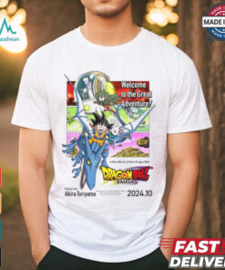 Official Dragon Ball Daima Welcome To The Great Adventure October 2024 poster t shirt