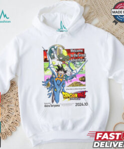 Official Dragon Ball Daima Welcome To The Great Adventure October 2024 poster t shirt