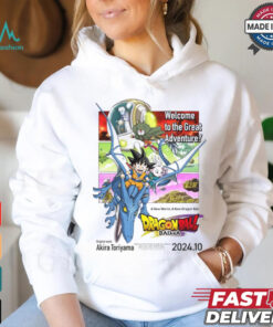 Official Dragon Ball Daima Welcome To The Great Adventure October 2024 poster t shirt