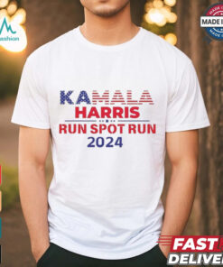 Official Election Run Spot Run Donald Trump Debate 2024 Kamala T Shirt
