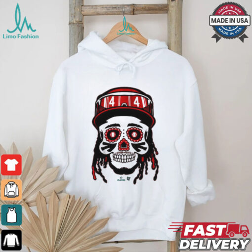 Official Elly De La Cruz Sugar Skull Cincinnati Reds t shirt