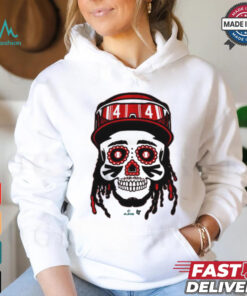 Official Elly De La Cruz Sugar Skull Cincinnati Reds t shirt