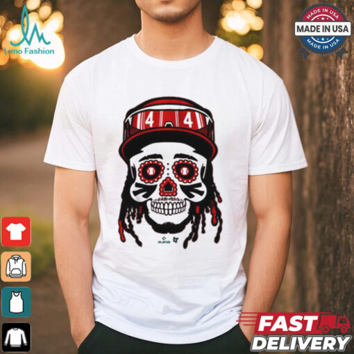Official Elly De La Cruz Sugar Skull Cincinnati Reds t shirt