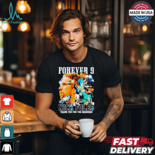 Official Forever 9 Nick Foles Thank You For The Memories T Shirt