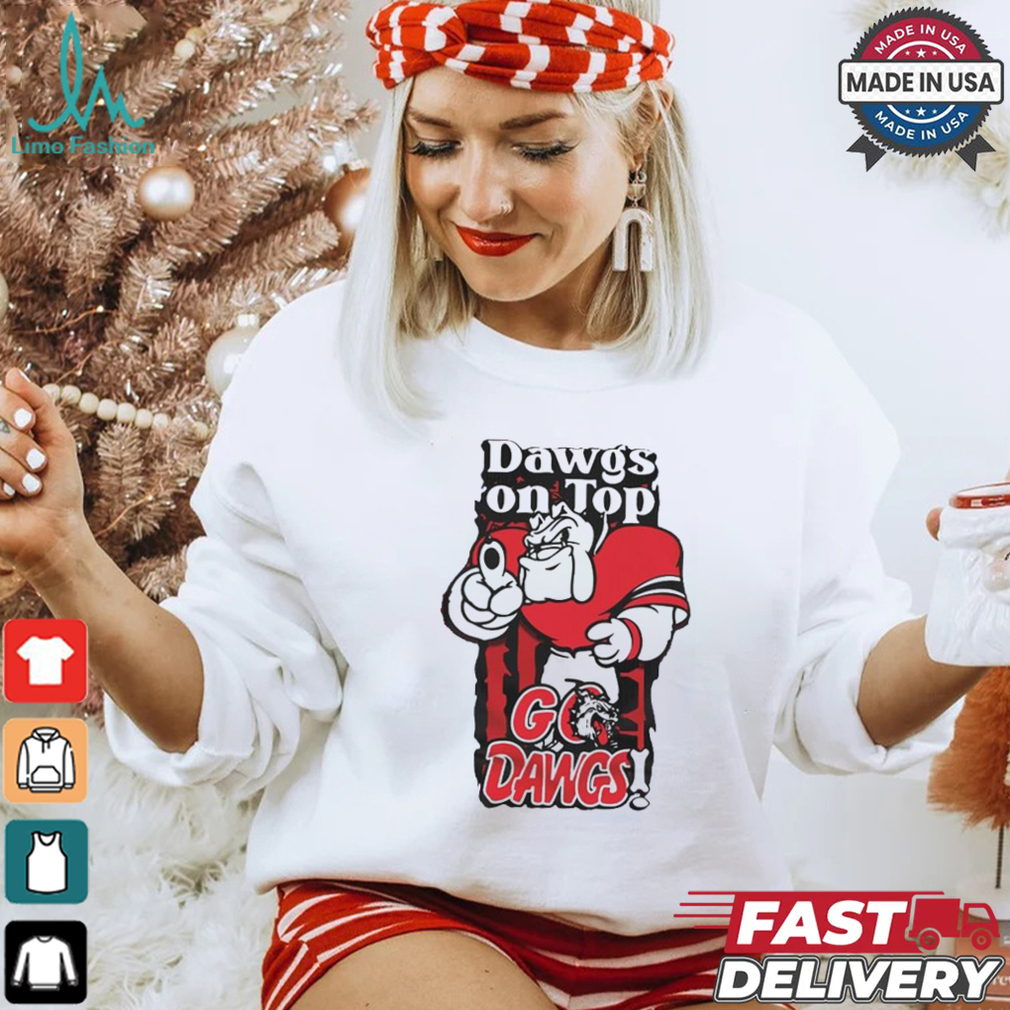 Official Georgia Bulldogs Football 2024 Dawgs On Top Go Dawgs Shirt Official Georgia Bulldogs Football 2024 Dawgs On Top Go Dawgs Shirt