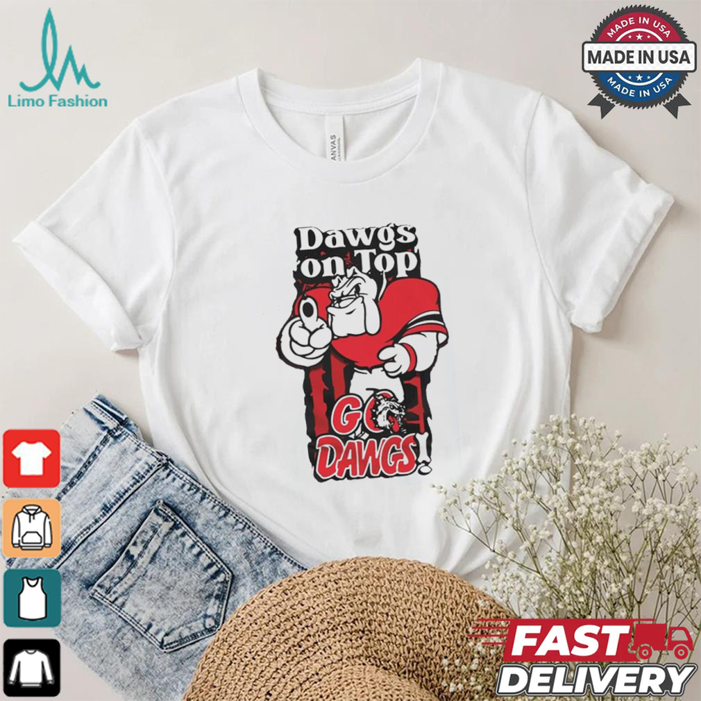 Official Georgia Bulldogs Football 2024 Dawgs On Top Go Dawgs Shirt Official Georgia Bulldogs Football 2024 Dawgs On Top Go Dawgs Shirt