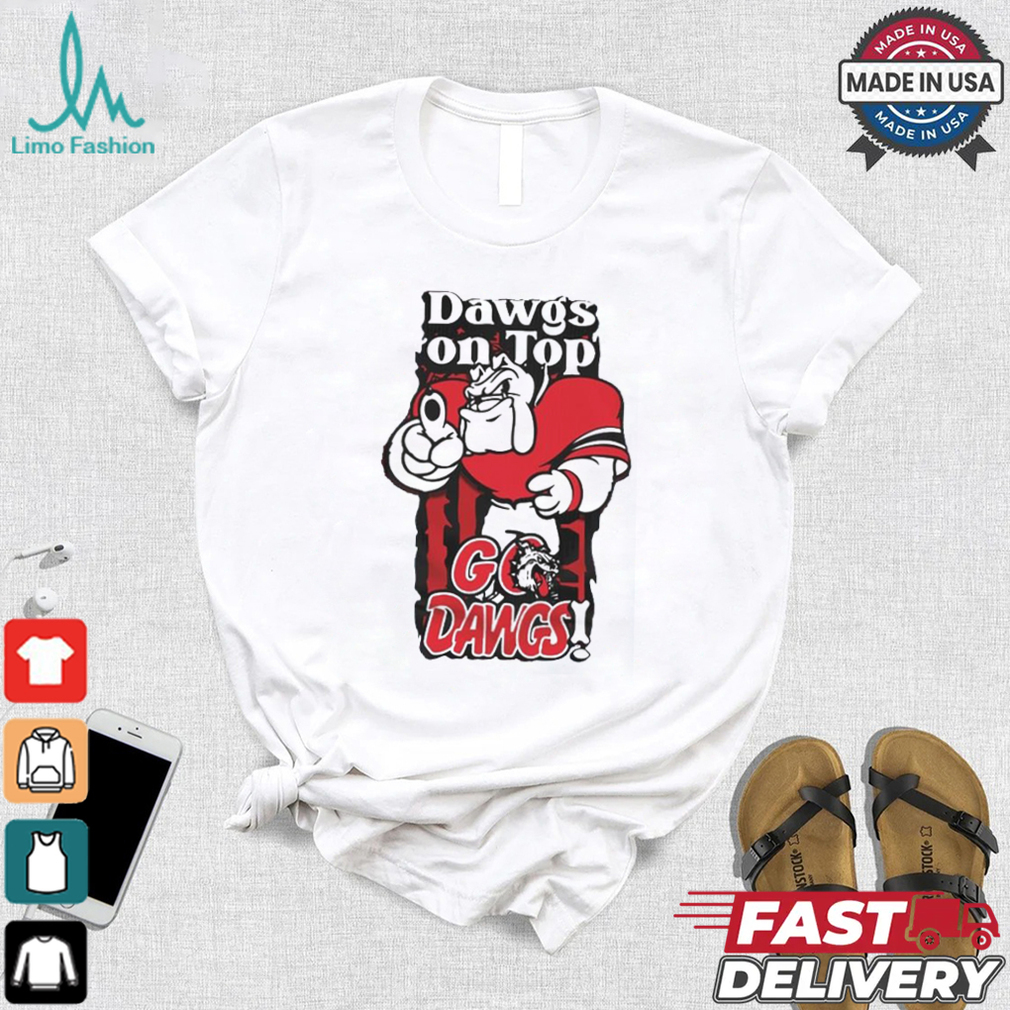 Official Georgia Bulldogs Football 2024 Dawgs On Top Go Dawgs Shirt Official Georgia Bulldogs Football 2024 Dawgs On Top Go Dawgs Shirt