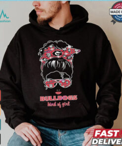 Official Georgia Bulldogs Kind Of Girl Messy Bun Shirt, hoodie, sweater, long sleeve and tank top Official Georgia Bulldogs Kind Of Girl Messy Bun Shirt