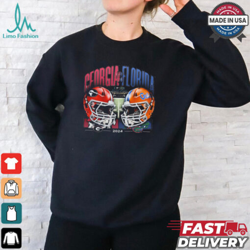 Official Georgia Bulldogs Vs. Florida Gators Jacksonville November 2, 2024 Helmets t shirt