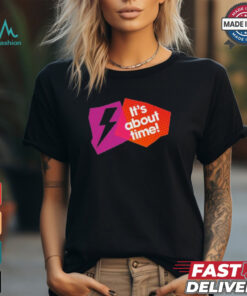 Official Girls Aloud Sarah It’S About Time Slogan T Shirt