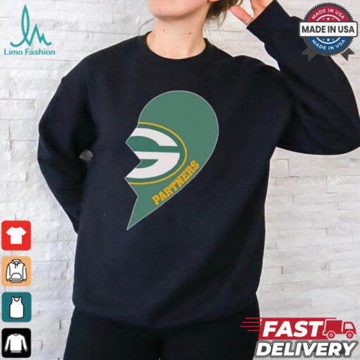 Official Green Bay Packers Partners Half Heart Shirt