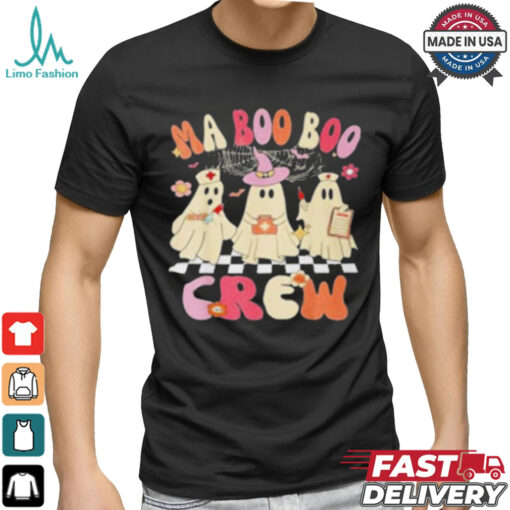 Official Halloween Medical Assistant Boo Crew Ma Ghost Nurse T Shirt