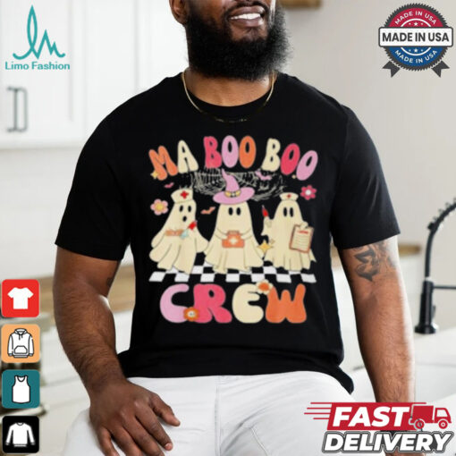 Official Halloween Medical Assistant Boo Crew Ma Ghost Nurse T Shirt