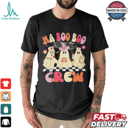 Official Halloween Medical Assistant Boo Crew Ma Ghost Nurse T Shirt