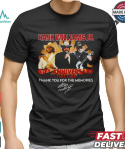 Official Hank Williams Jr. 60th Anniversary 1964 2024 Thank You For The Memories T Shirt