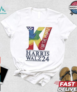 Official Harris Walz Racerback For THe People 24 T Shirt