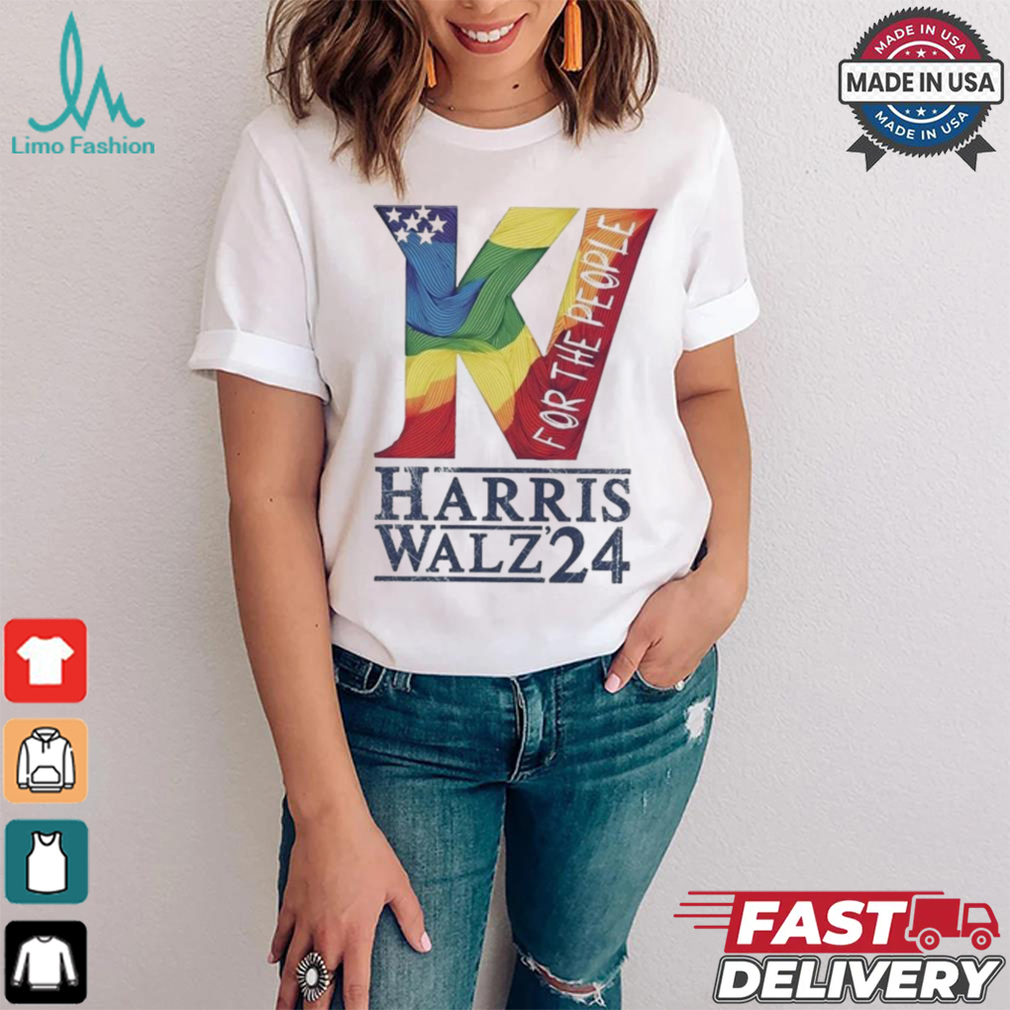 Official Harris Walz Racerback For THe People 24 T Shirt Official Harris Walz Racerback For THe People 24 T Shirt