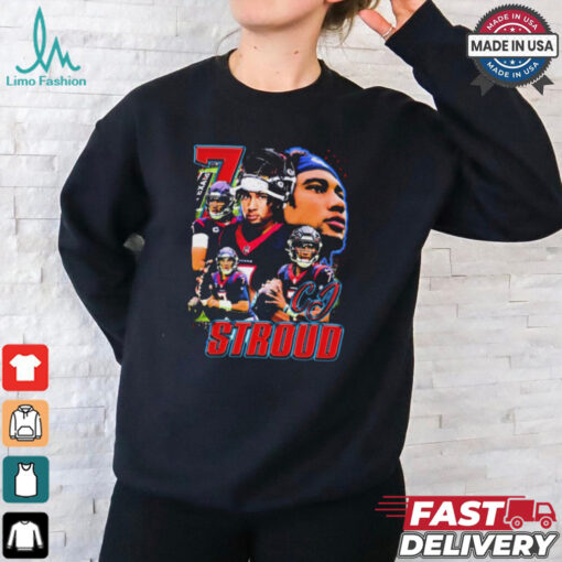 Official Houston Texans Cool Breeze C.J. Stroud #7 Graphic t shirt