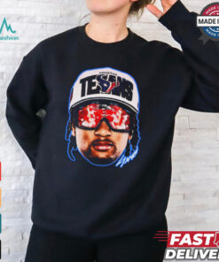 Official Houston Texans Cool Breeze C.J. Stroud Big Face Signature t shirt
