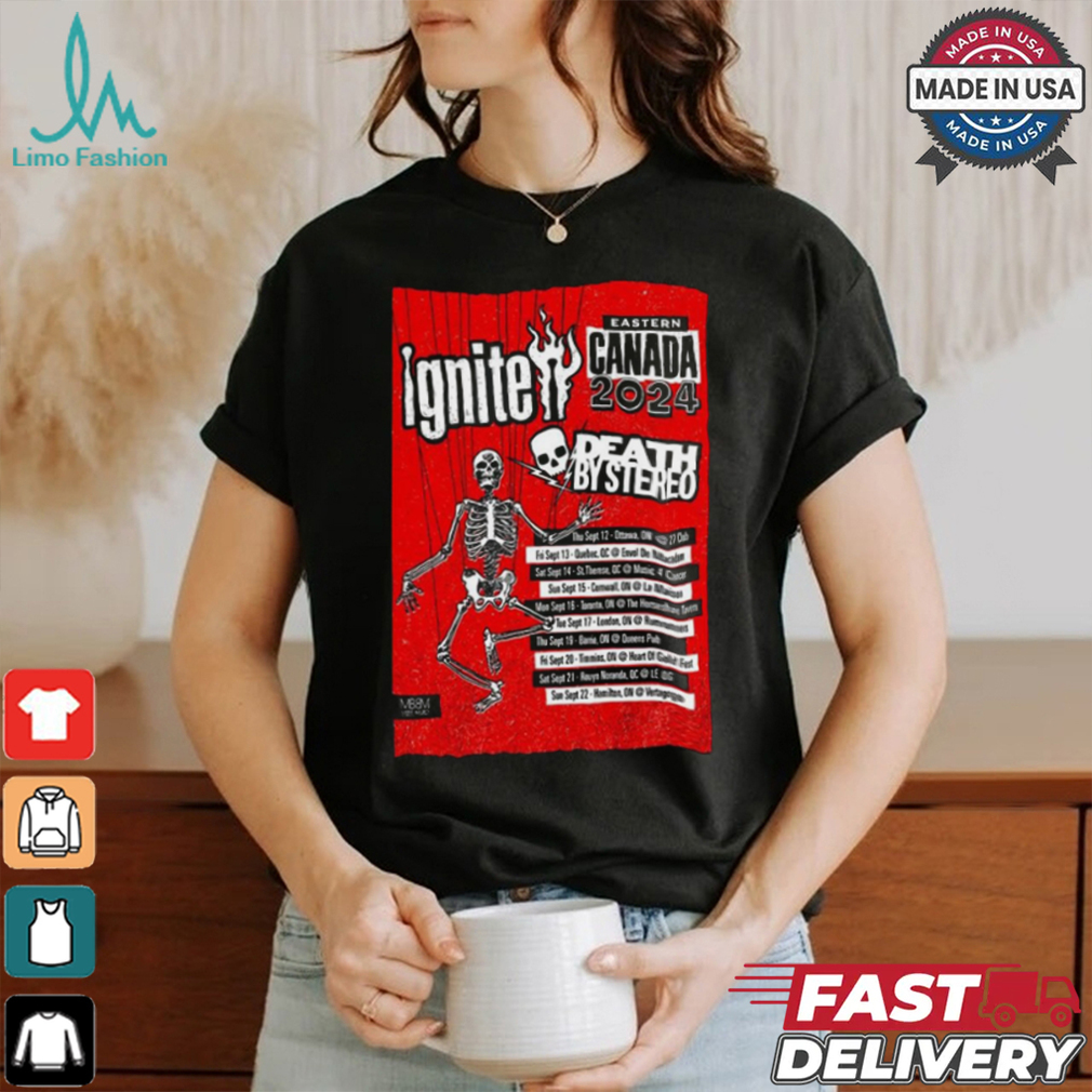 Official Ignite Band Eastern Canada Tour 2024 Poster Shirt Official Ignite Band Eastern Canada Tour 2024 Poster Shirt