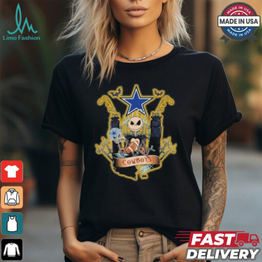 Official Jack Skellington X Denver Cowboys Halloween Shirt