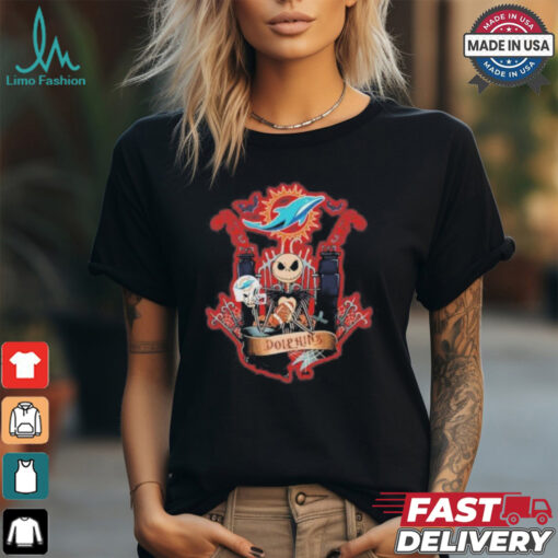Official Jack Skellington X Denver Dolphins Halloween Shirt