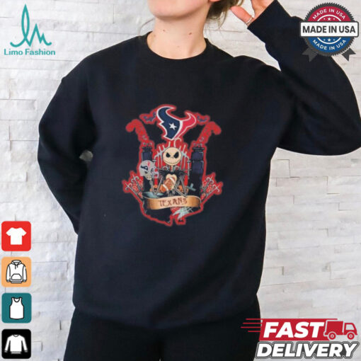 Official Jack Skellington X Denver Texans Halloween Shirt