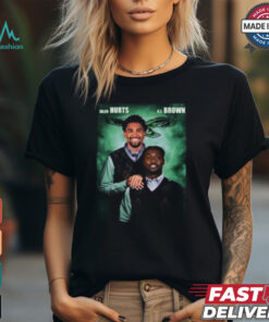 Official Jalen Hurts x Aj Brown Philadelphia Eagles Step Brothers Shirt