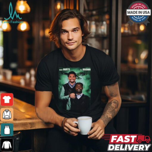Official Jalen Hurts x Aj Brown Philadelphia Eagles Step Brothers Shirt