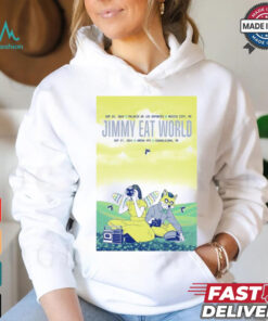 Official Jimmy Eat World Sep 27 2024 Arena VFG Guadalajara In Mexico Tour Poster shirt