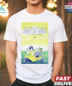 Official Jimmy Eat World Sep 27 2024 Arena VFG Guadalajara In Mexico Tour Poster shirt