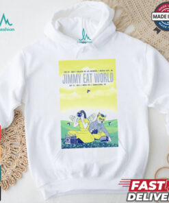 Official Jimmy Eat World Sep 27 2024 Arena VFG Guadalajara In Mexico Tour Poster shirt