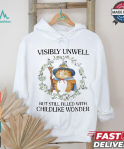 Official Jmcgg Visibly Unwell But Still Filled With Childlike Wonder t shirt