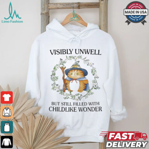 Official Jmcgg Visibly Unwell But Still Filled With Childlike Wonder t shirt