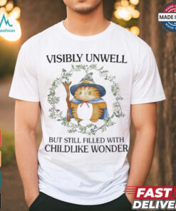 Official Jmcgg Visibly Unwell But Still Filled With Childlike Wonder t shirt