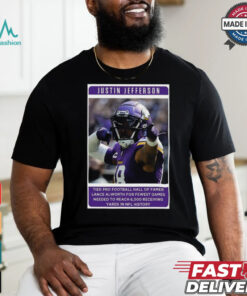 Official Jutin Jefferson Tied Pro Football Hall Famer 2024 Poster shirt