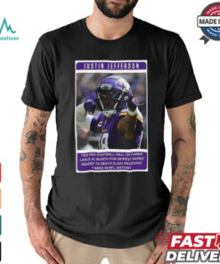 Official Jutin Jefferson Tied Pro Football Hall Famer 2024 Poster shirt