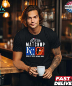 Official Kansas City Royals vs. Baltimore Orioles 2024 MLB AL Wild Card Matchup Shirt